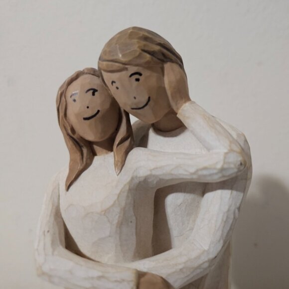 Willow Tree TOGETHER Figurine Man Woman Couple Susan Lordi 2000 Hand Painted - Picture 2 of 8